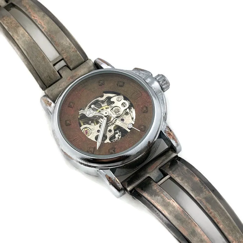 Small Automatic Mechanical Watch, Copper Dial