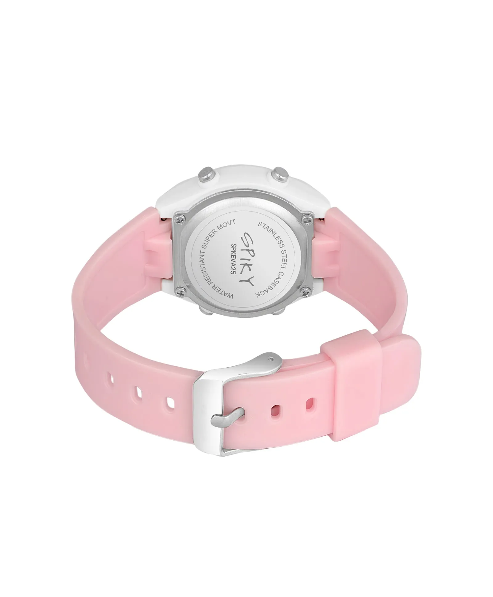 Spiky Eva25 Unique Square Multi Functional Sports Digital Watch - Blue