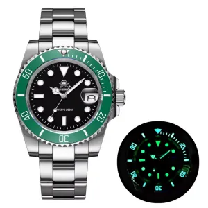 Stainless Steel Watch Men'S European and American Business Leisure Quartz Watch Waterproof Outdoor Sports Watch