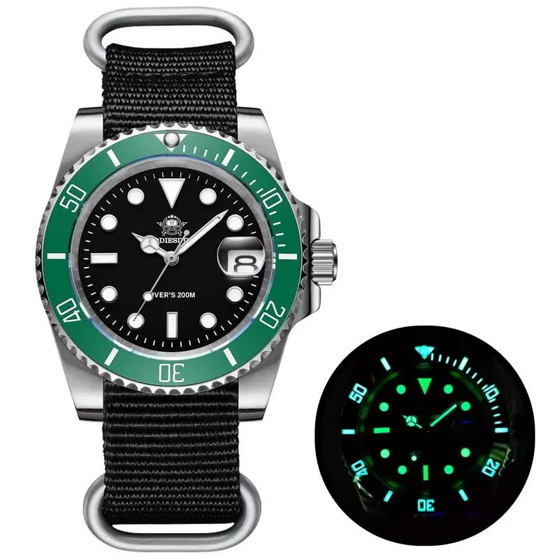 Stainless Steel Watch Men'S European and American Business Leisure Quartz Watch Waterproof Outdoor Sports Watch