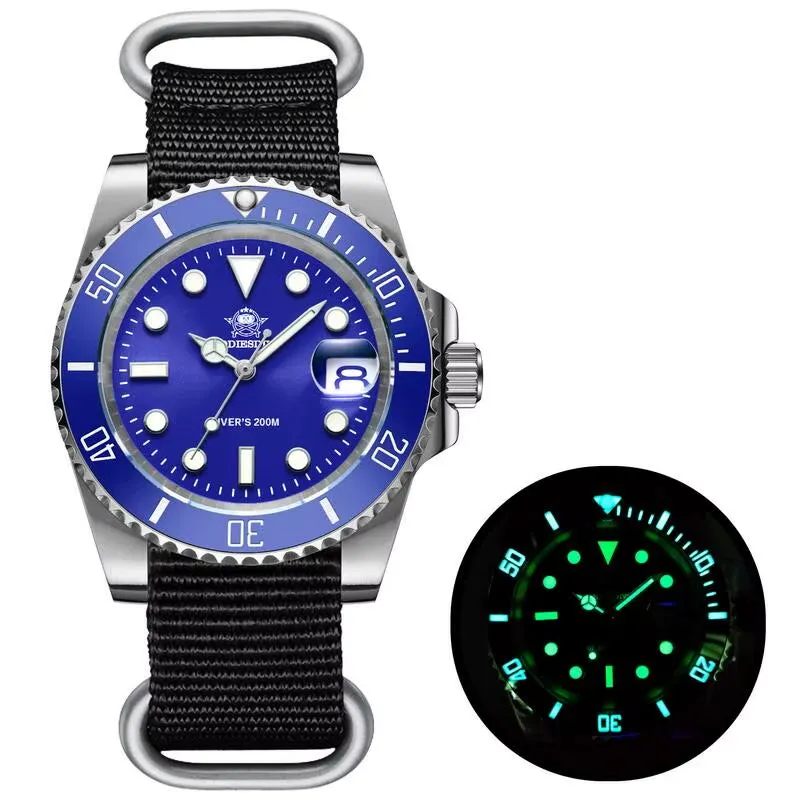Stainless Steel Watch Men'S European and American Business Leisure Quartz Watch Waterproof Outdoor Sports Watch