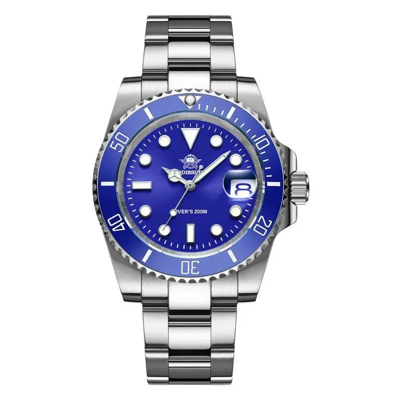 Stainless Steel Watch Men's European and American Business Leisure Quartz Watch