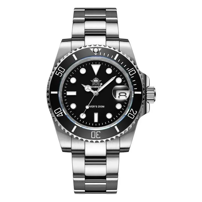 Stainless Steel Watch Men's European and American Business Leisure Quartz Watch