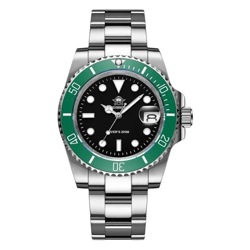Stainless Steel Watch Men's European and American Business Leisure Quartz Watch