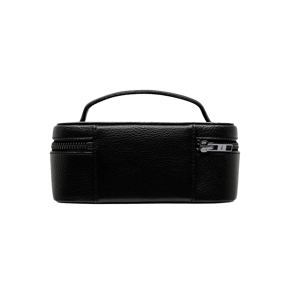 Status Anxiety leather jewellery case black