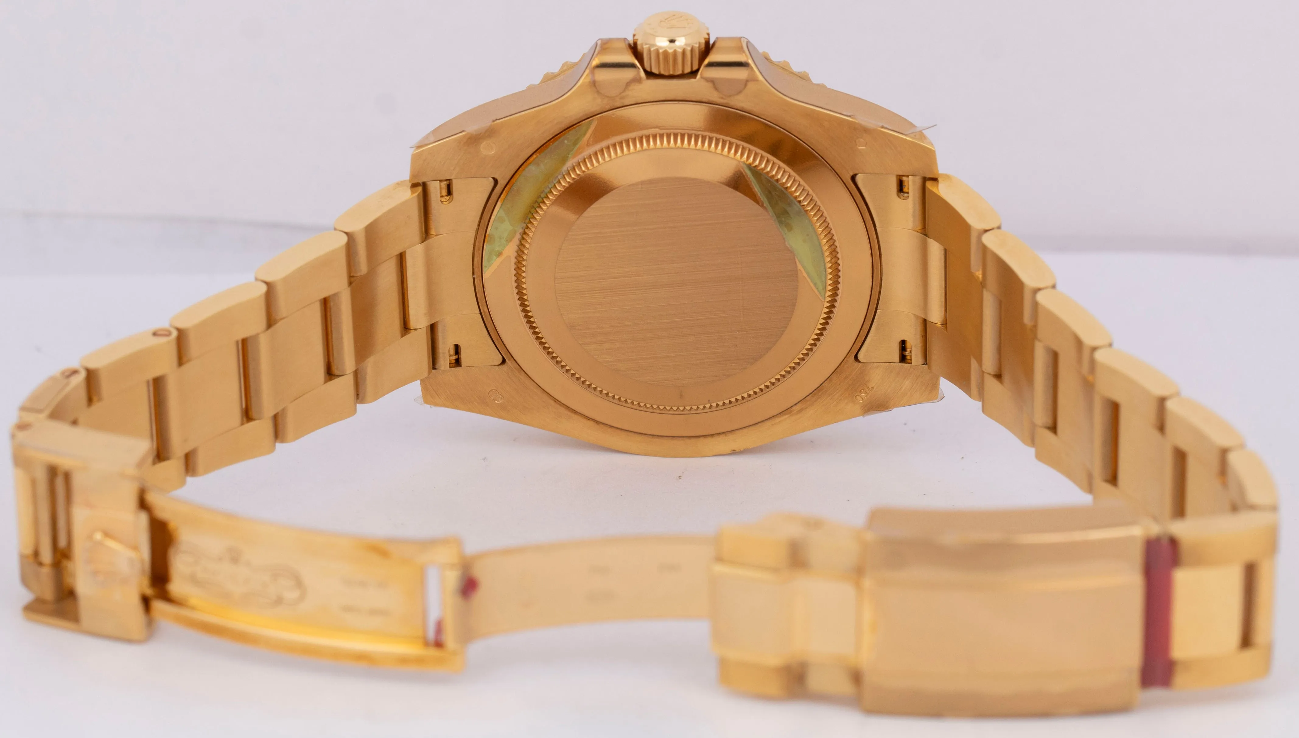 STICKERED 2019 Rolex GMT-Master II Ceramic 18K Yellow Gold 40mm 116718 LN BOX
