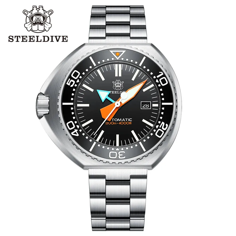 STORE SD1985 Big Automatic Mechanical Wristwatch Ceramic Bezel NH35 Movement Super Luminous 1200M Waterproof Watch