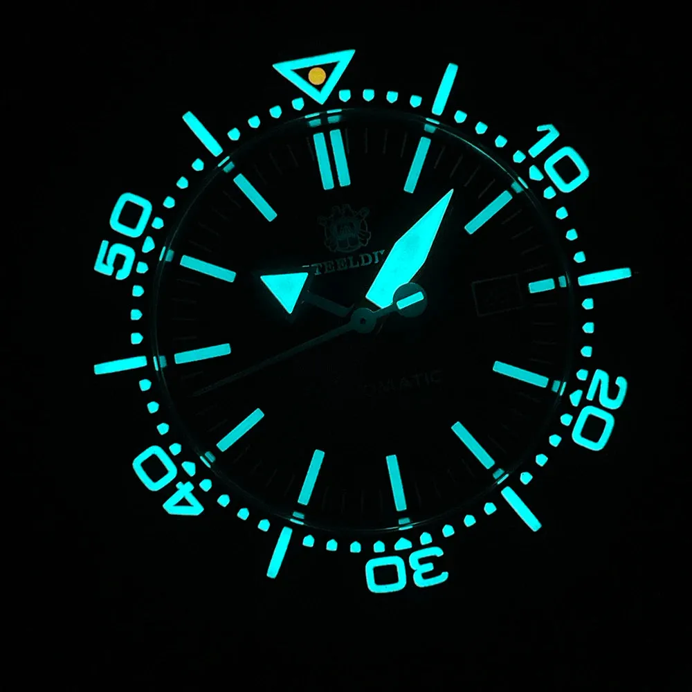 STORE SD1985 Big Automatic Mechanical Wristwatch Ceramic Bezel NH35 Movement Super Luminous 1200M Waterproof Watch