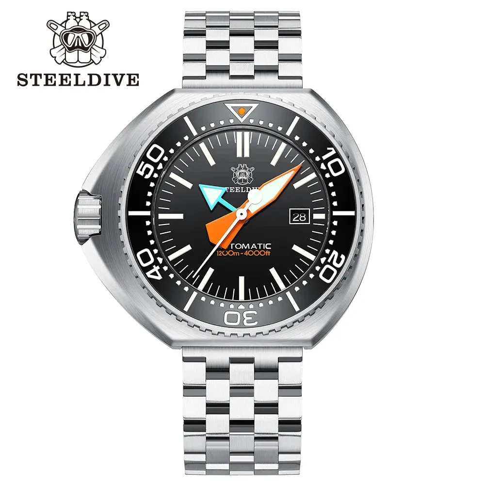 STORE SD1985 Big Automatic Mechanical Wristwatch Ceramic Bezel NH35 Movement Super Luminous 1200M Waterproof Watch