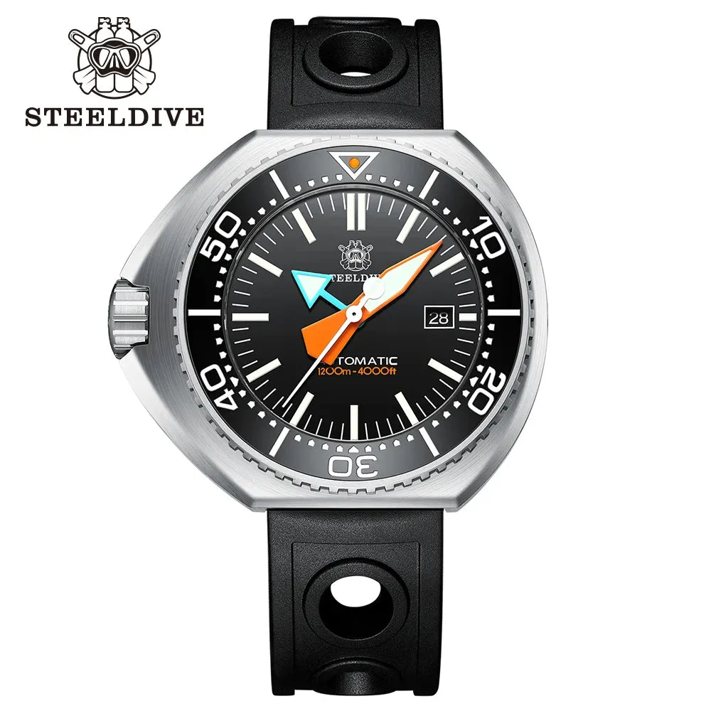 STORE SD1985 Big Automatic Mechanical Wristwatch Ceramic Bezel NH35 Movement Super Luminous 1200M Waterproof Watch