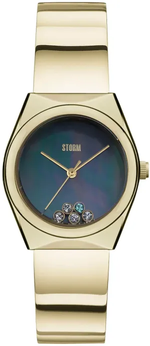 Storm Zinara Gold Black Watch