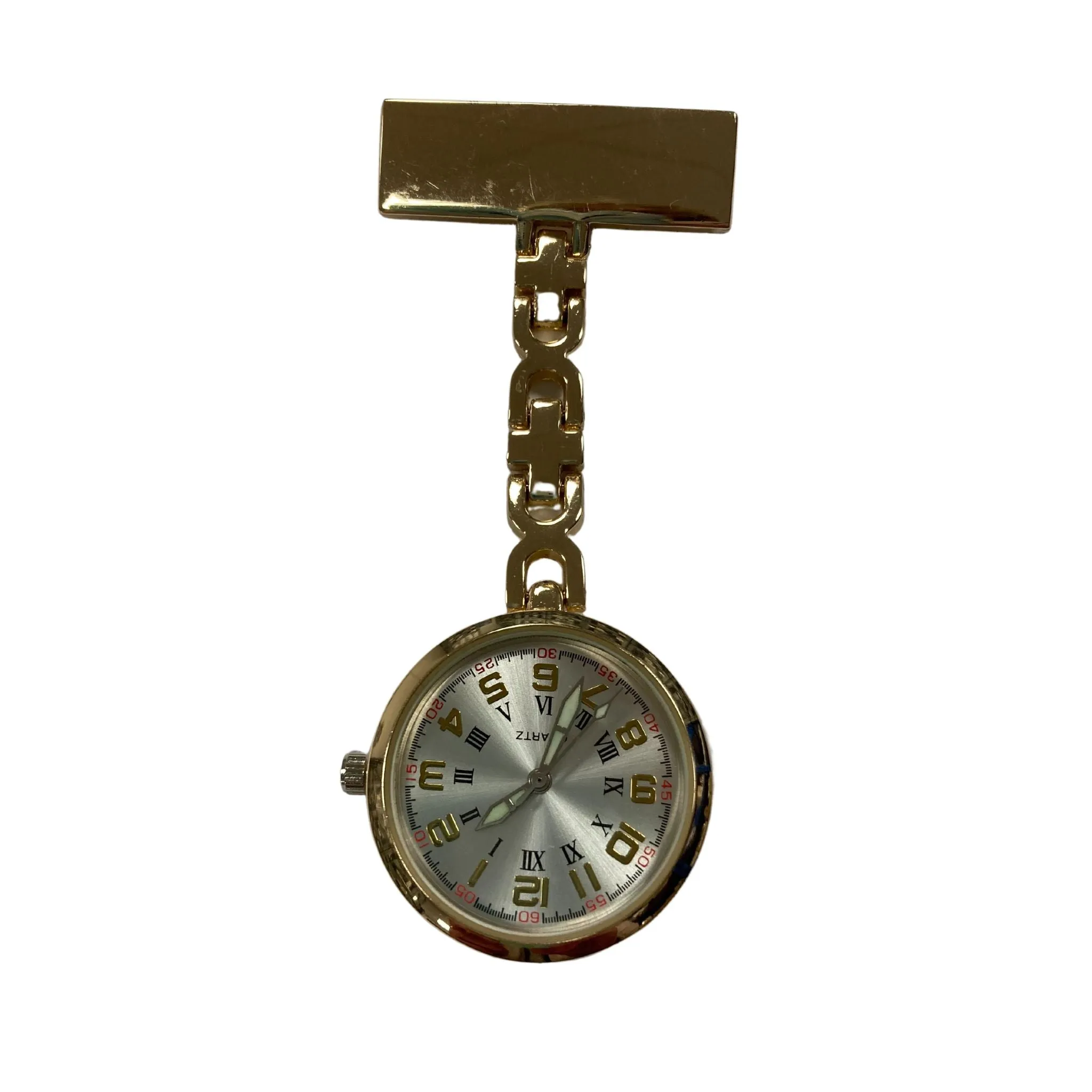Stunning Classic Fob Watches with Thin Chain in Four Colours