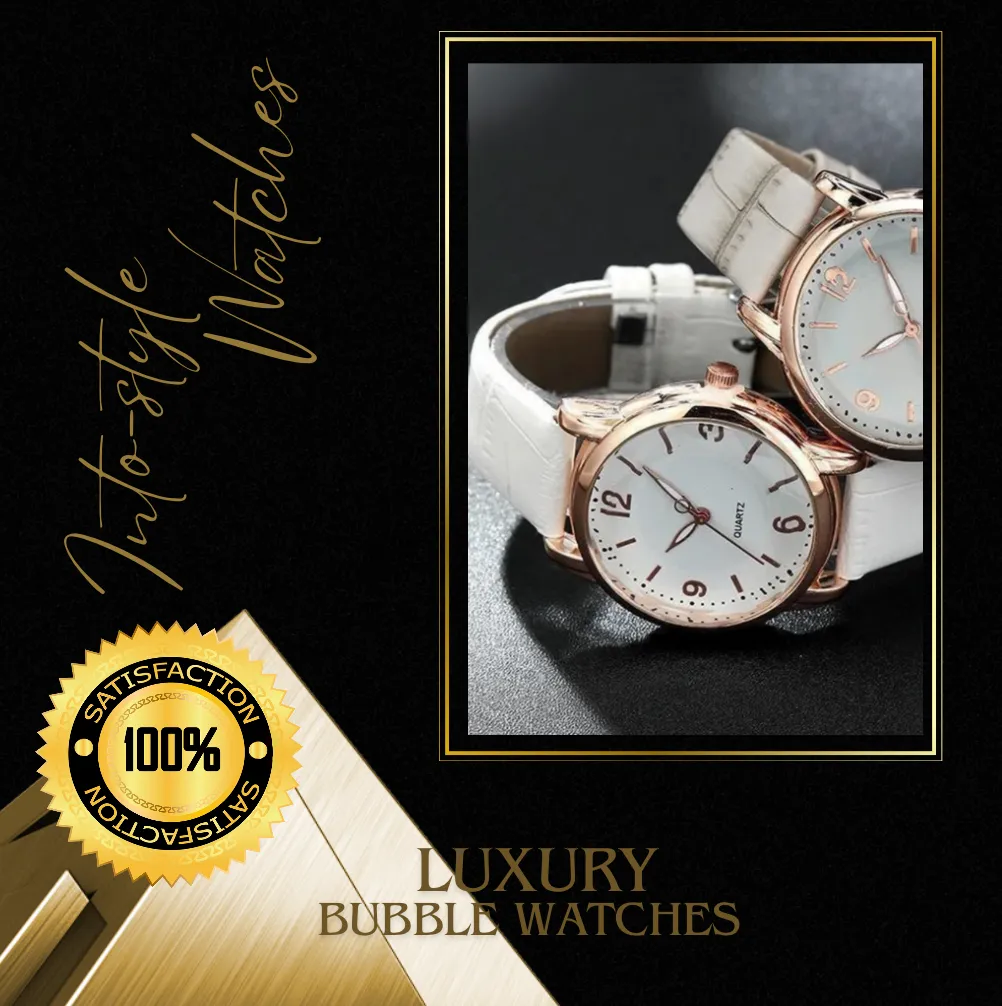 Stylish Bubble Quartz Watches