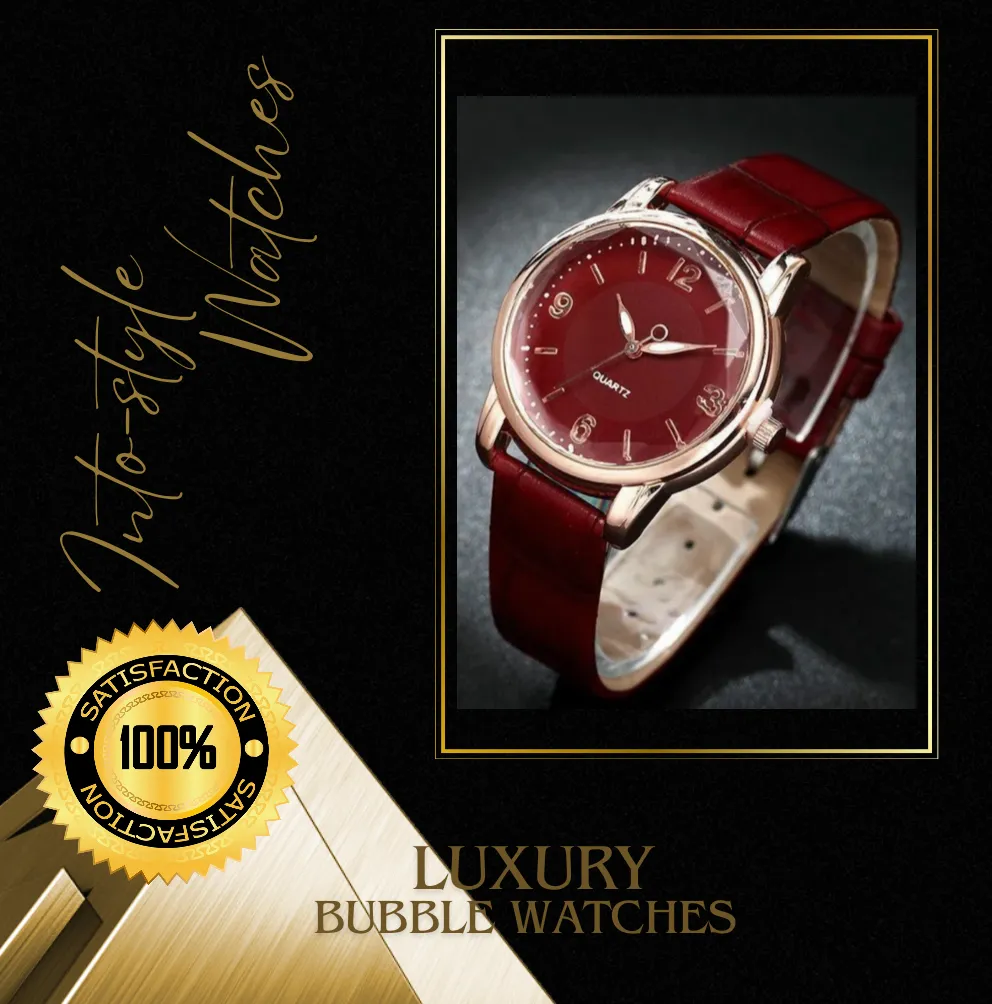 Stylish Bubble Quartz Watches