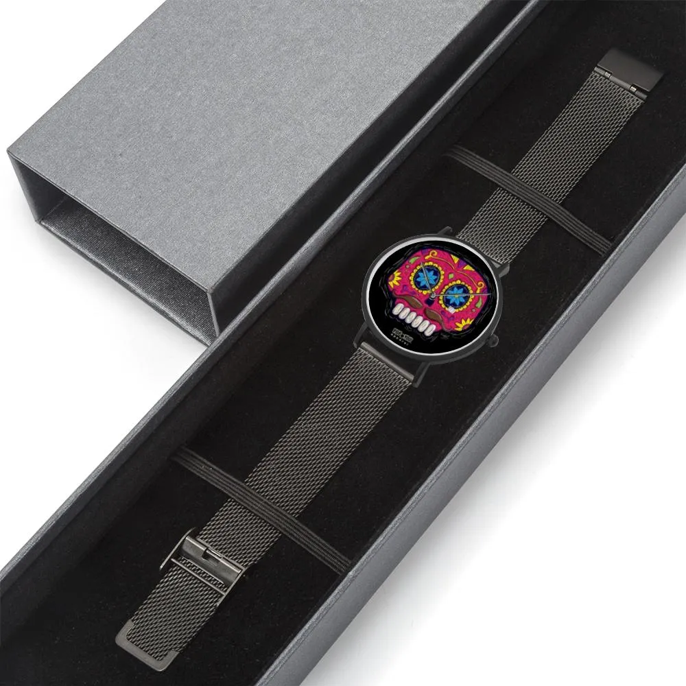 Sugar Skull Watch Mexican Folk Art