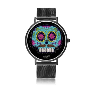 Sugar Skull Watch Mexican Folk Art
