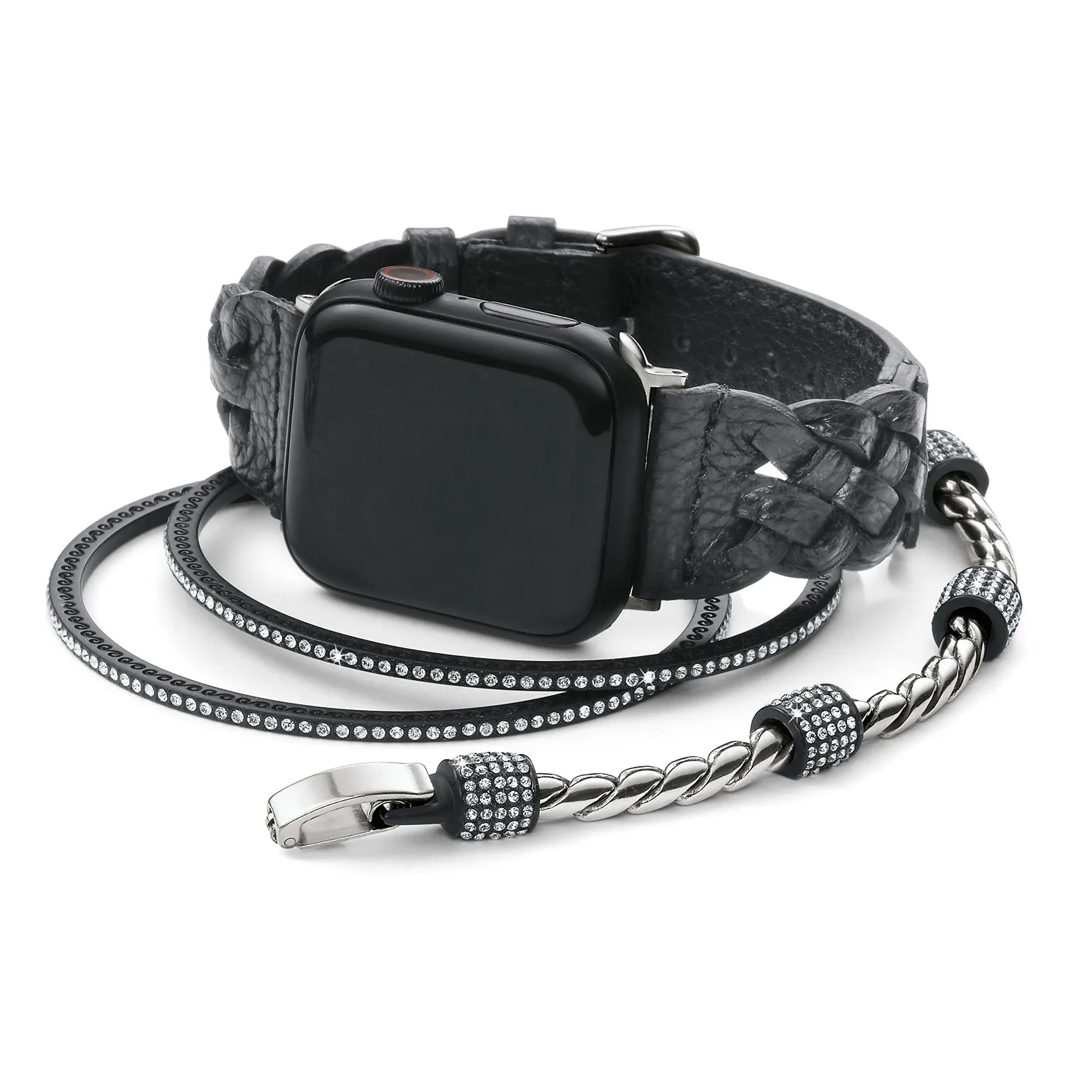 Sutton Braided Leather Watch Band - W2042A