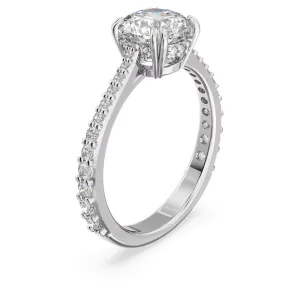 Swarovski Constella Cocktail Ring Princess cut Pavé White Rhodium plated  50