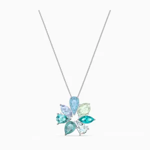 Swarovski,Sunny Flower Pendant, Light Multi-Colored,One Size