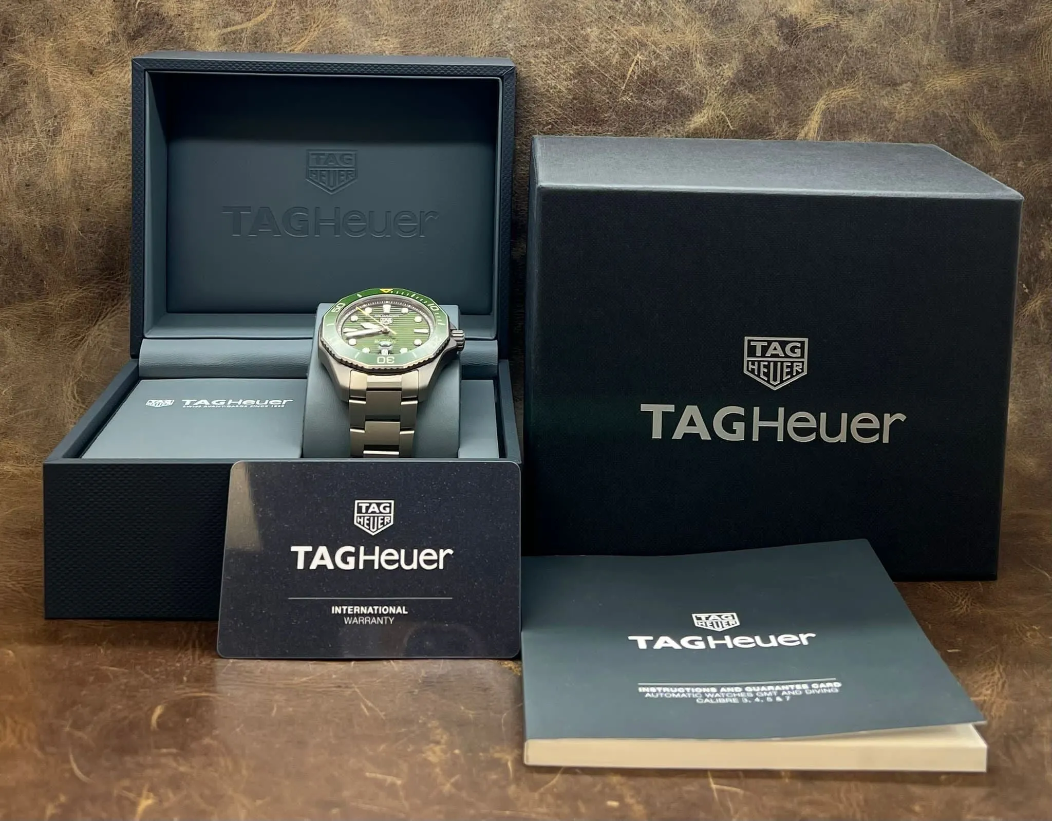 TAG Heuer Aquaracer WBP208B Green Dial Automatic Men's Watch