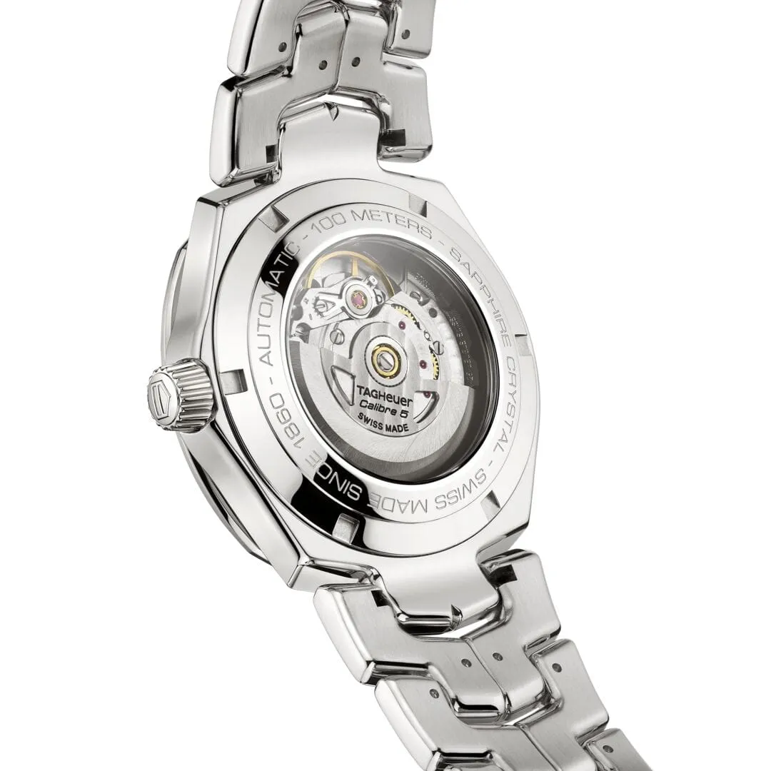 TAG Heuer Black Dial 41mm Link Watch