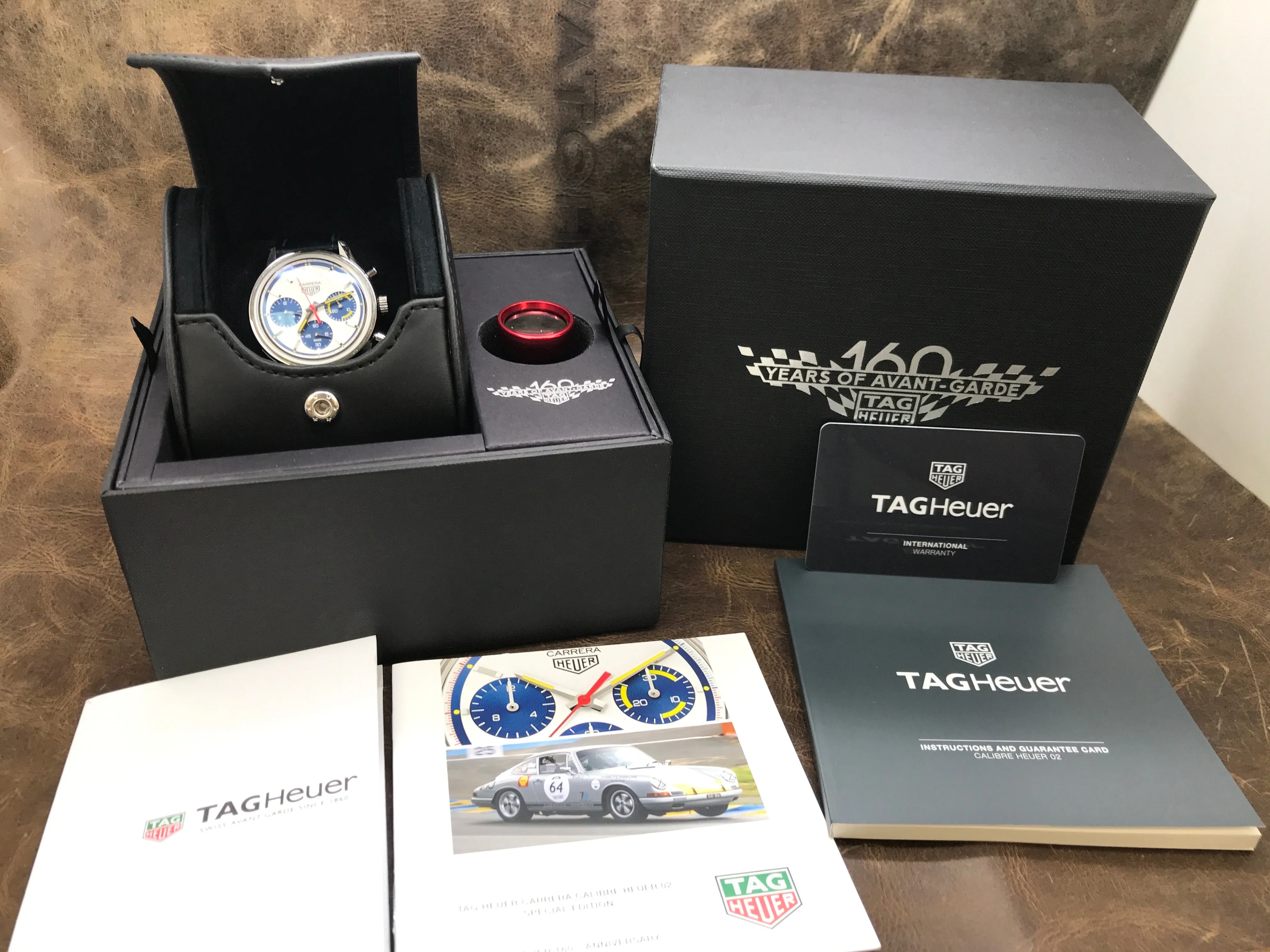 TAG Heuer Carrera 160 Years Montreal Limited Edition CBK221C White Dial Automatic Men's Watch