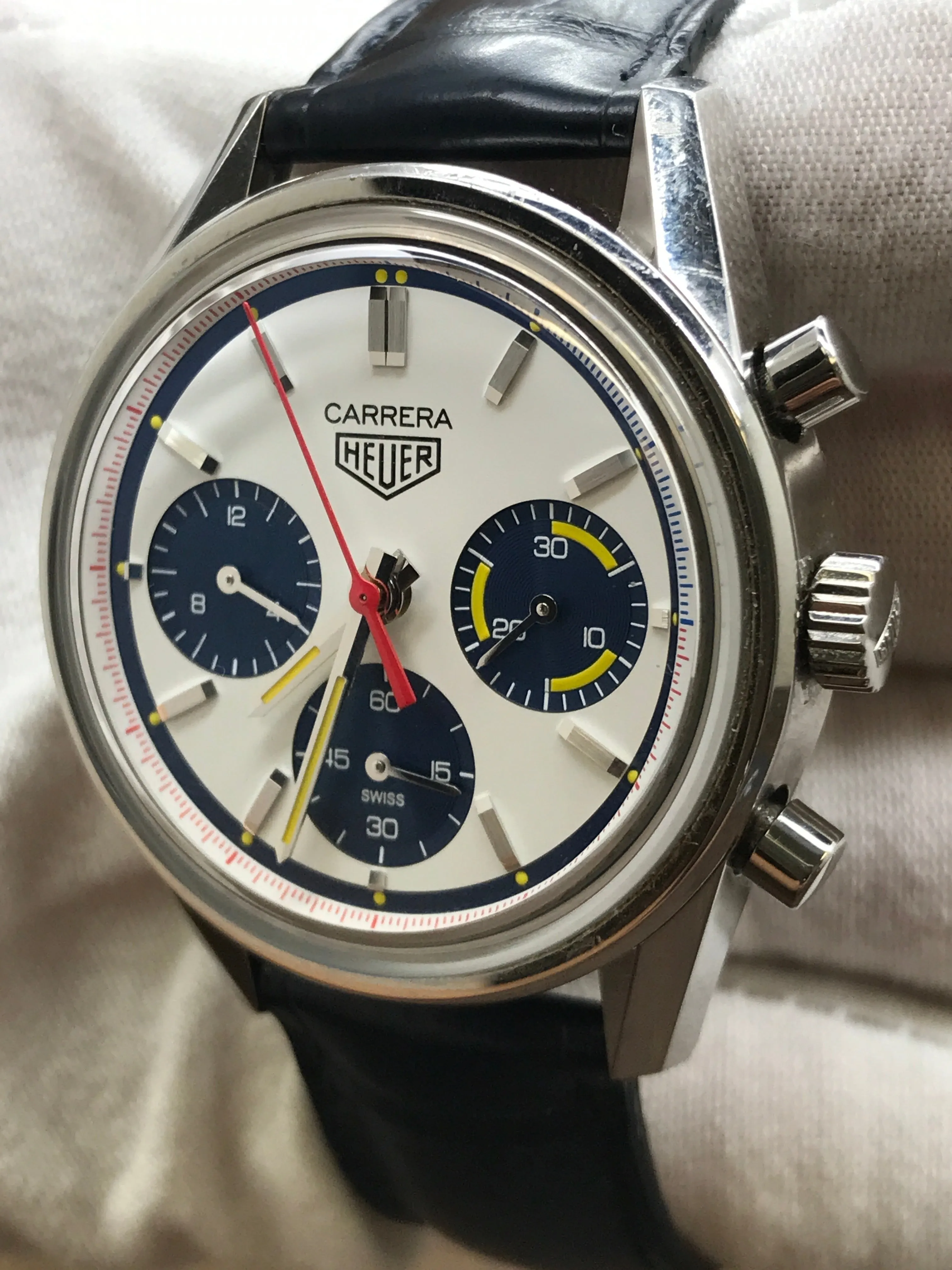 TAG Heuer Carrera 160 Years Montreal Limited Edition CBK221C White Dial Automatic Men's Watch