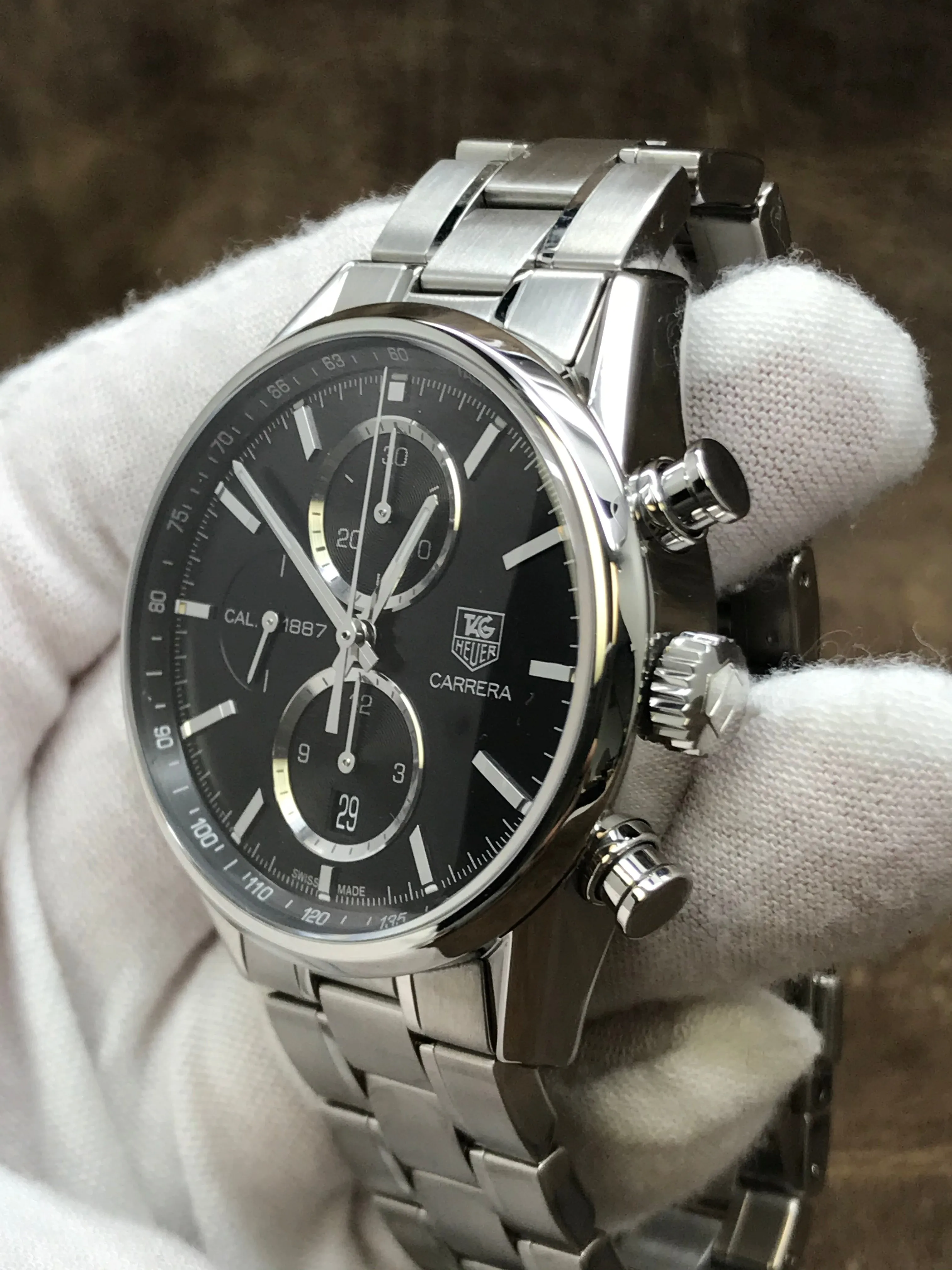 TAG Heuer Carrera CAR2110 Black Dial Automatic Men's Watch