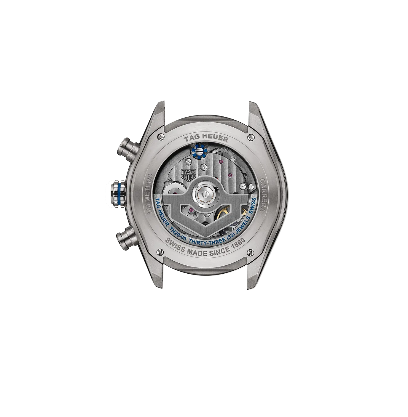 TAG Heuer Carrera Chronograph Extreme Sport Watch with Blue Rubber Strap