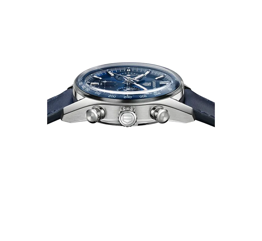 TAG Heuer Carrera Chronograph Watch with Blue Dial