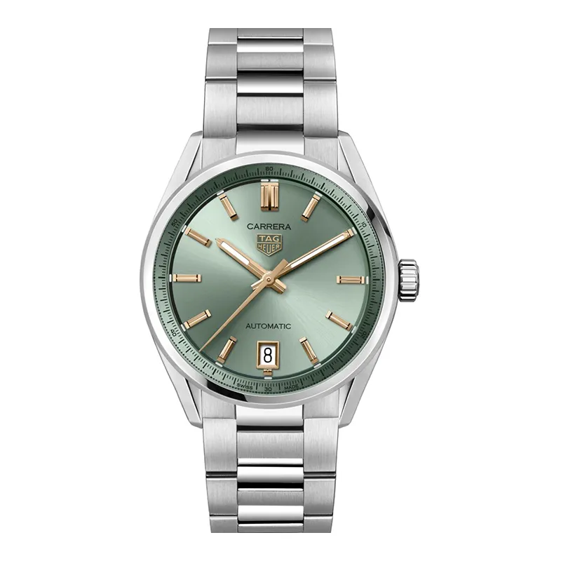 TAG Heuer Carrera Date Watch with Green Dial