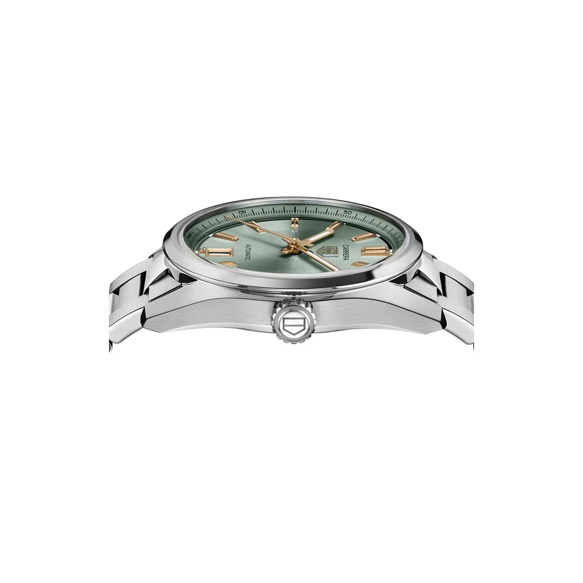 TAG Heuer Carrera Date Watch with Green Dial