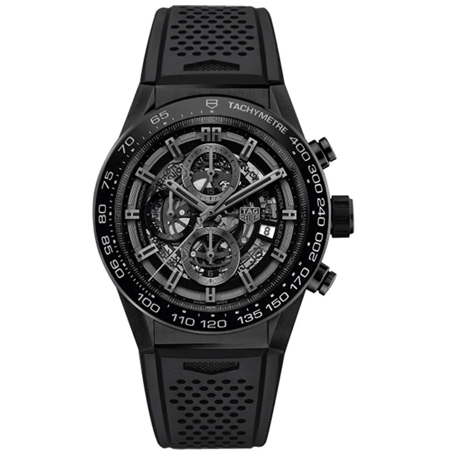 TAG HEUER CARRERA MATTE BLACK CERAMIC MEN WATCH CAR2A91.FT6071