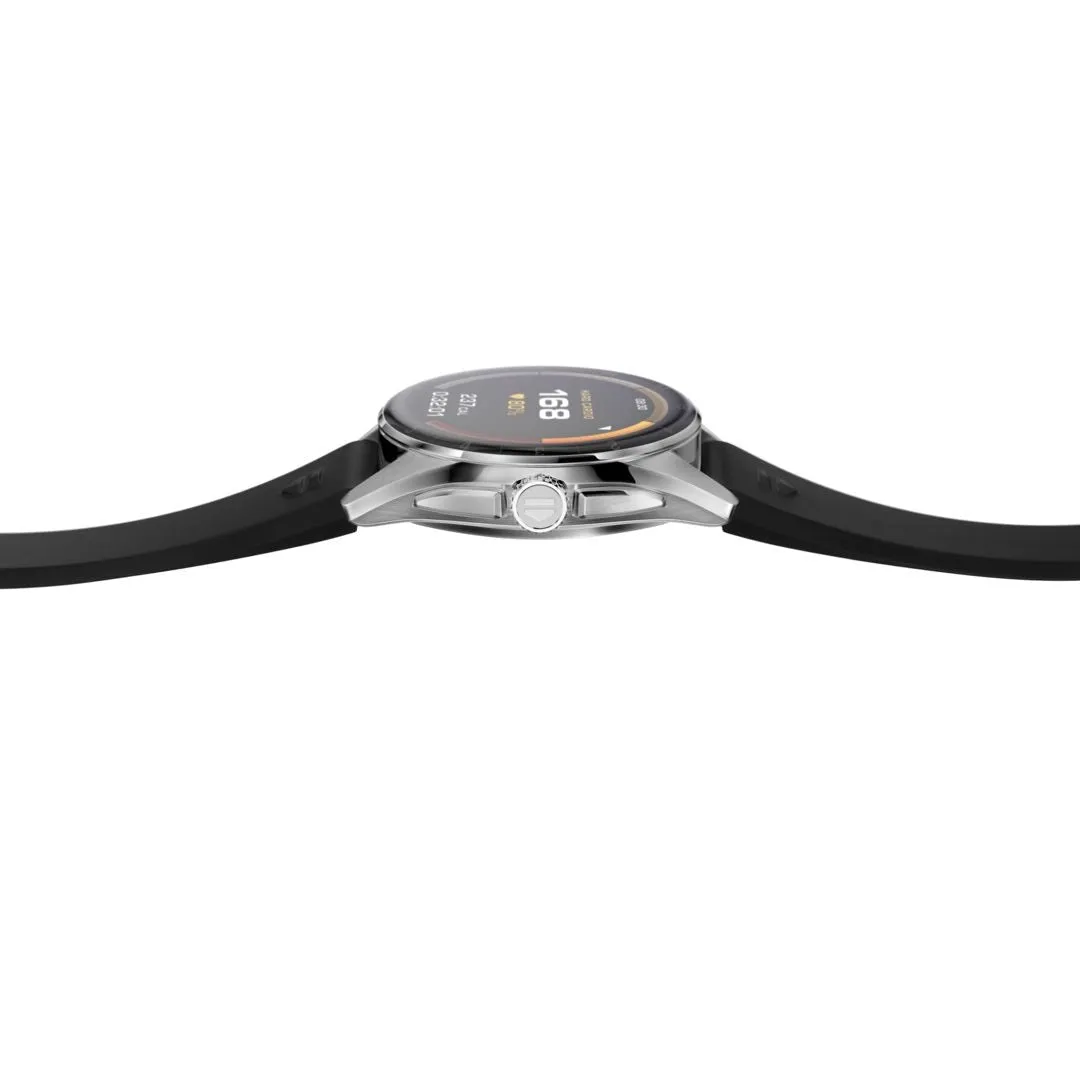 TAG Heuer Connected Calibre E4 with a Black Rubber Strap, 42mm