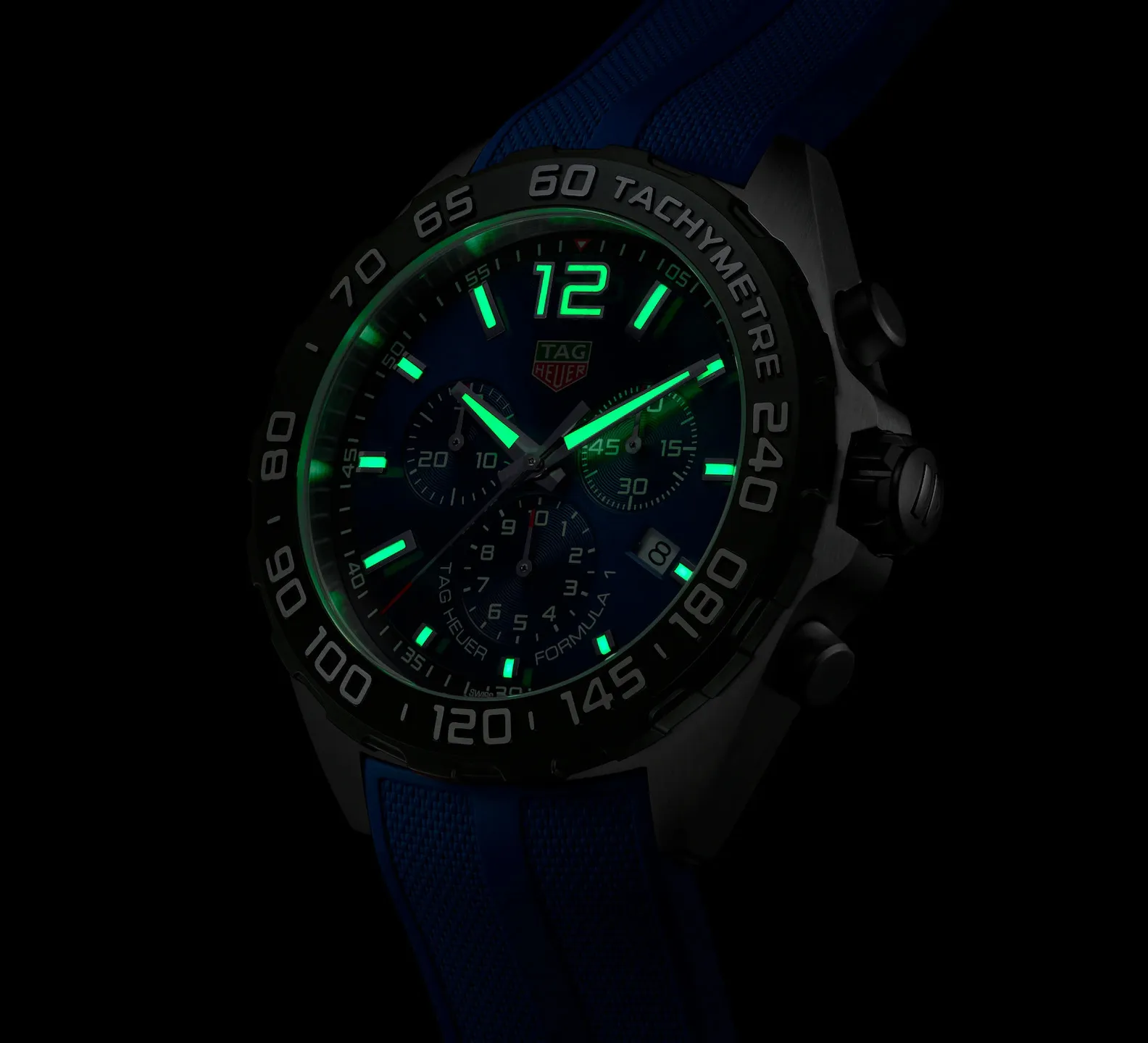 TAG Heuer Formula 1 Chronograph Watch with Rubber Strap