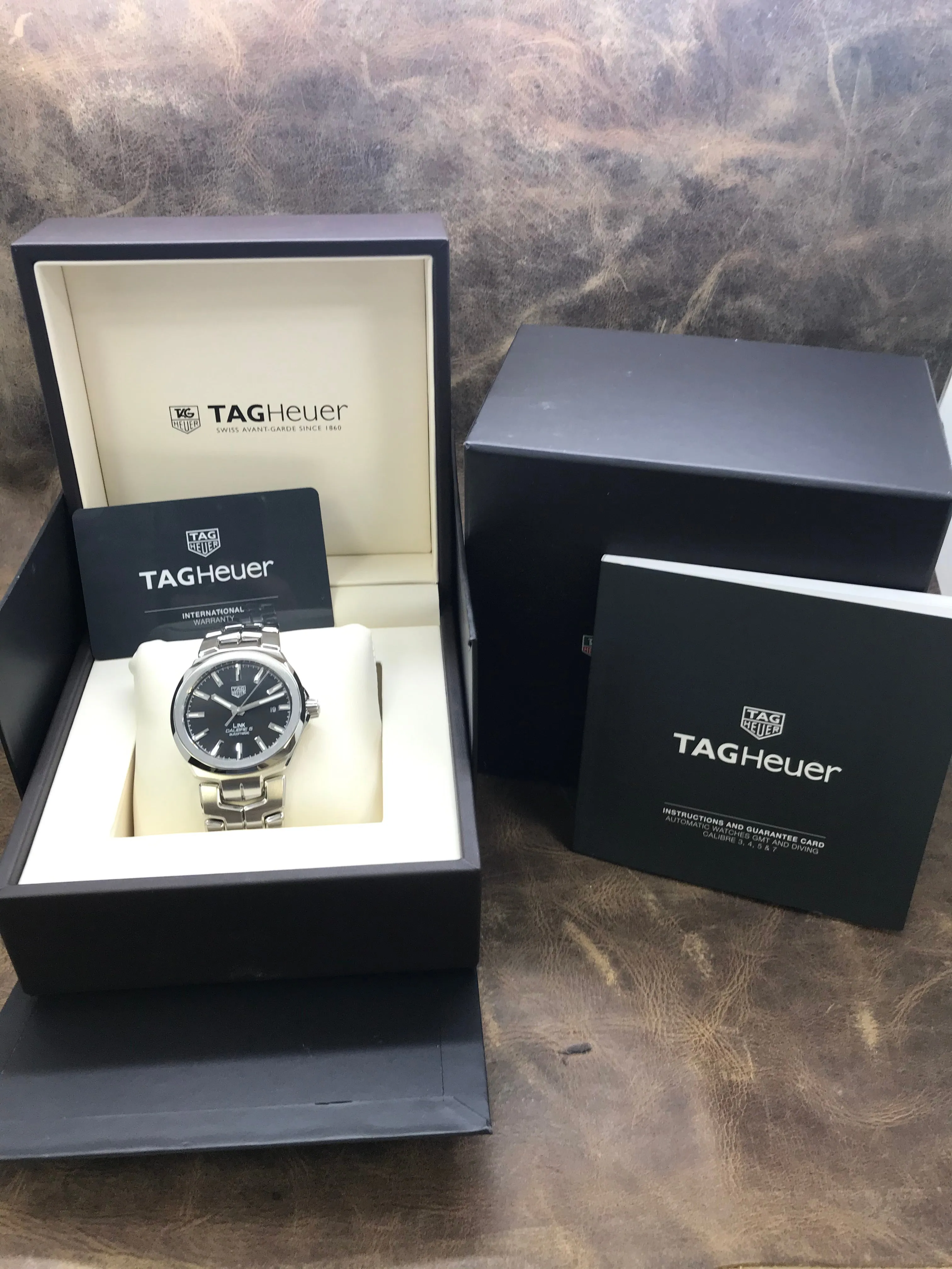 TAG Heuer Link WBC2110.BA0603 Black Dial Automatic Men's Watch