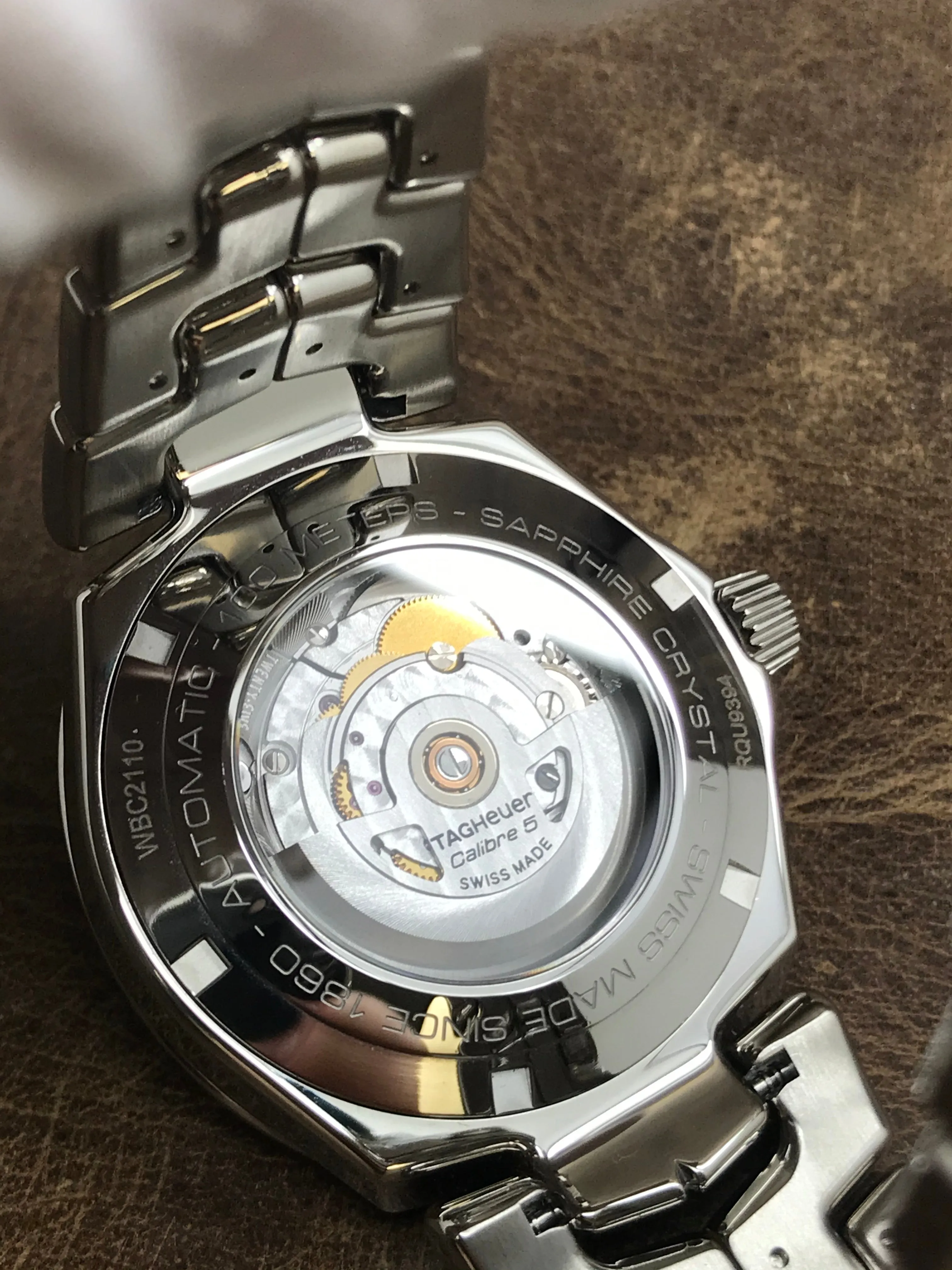 TAG Heuer Link WBC2110.BA0603 Black Dial Automatic Men's Watch