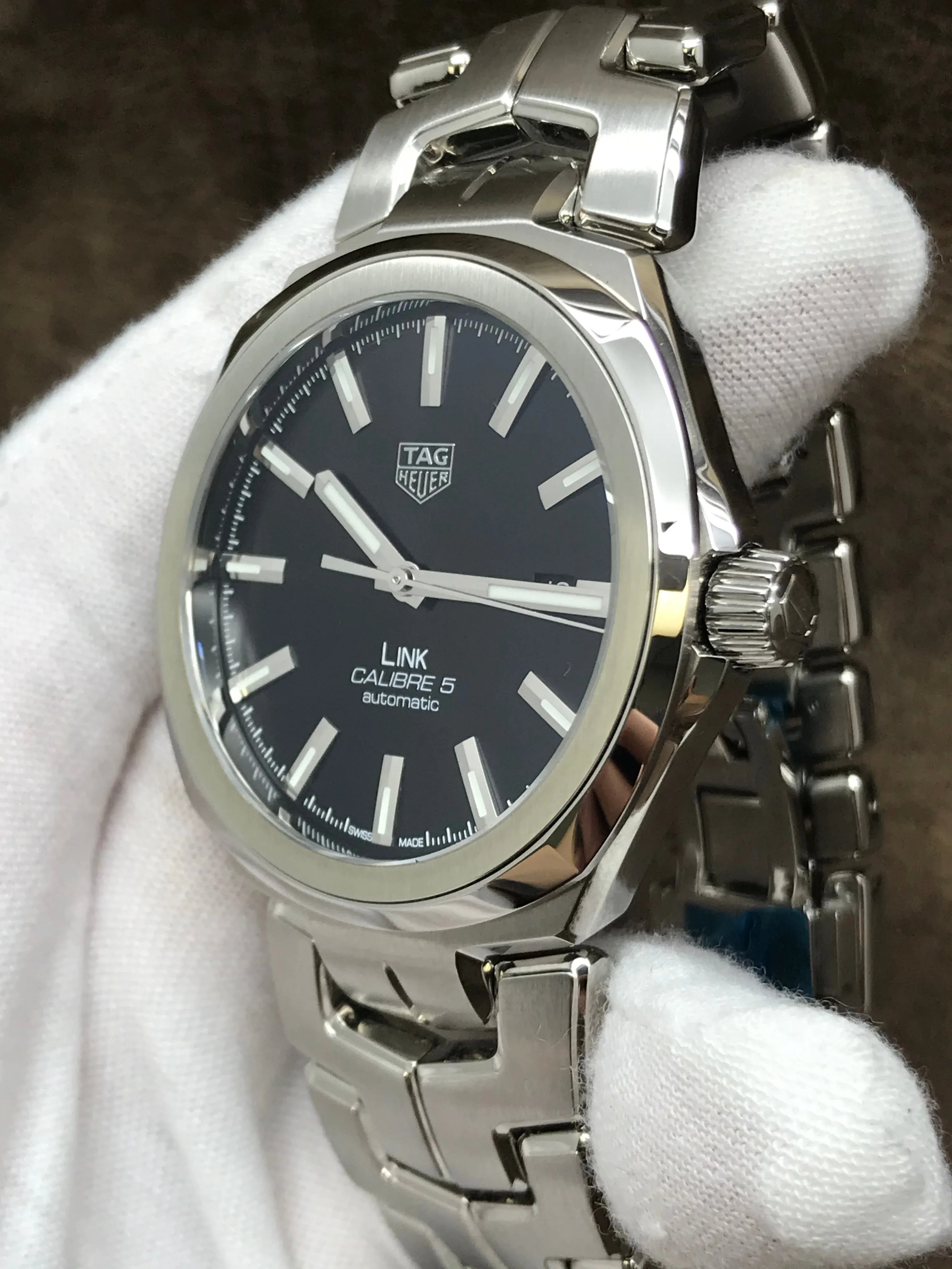 TAG Heuer Link WBC2110.BA0603 Black Dial Automatic Men's Watch