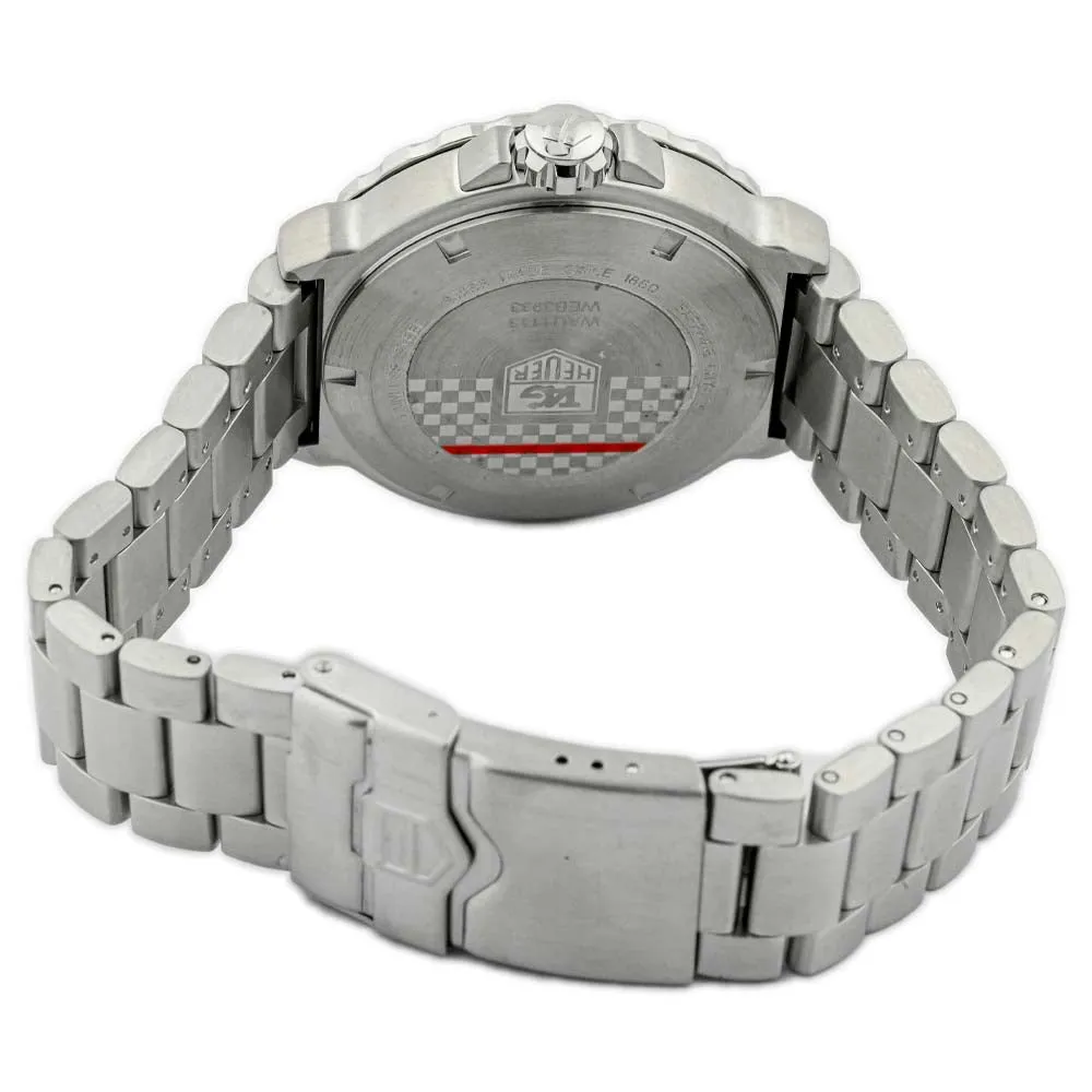Tag Heuer Men's Formula 1 Quartz Stainless Steel 42mm White Stick Dial Watch Reference #: WAU1113.BA0858