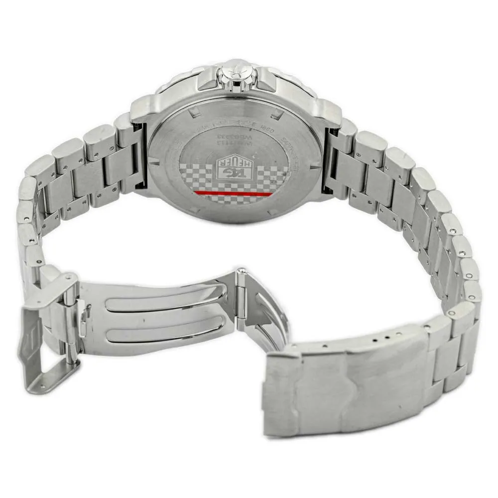 Tag Heuer Men's Formula 1 Quartz Stainless Steel 42mm White Stick Dial Watch Reference #: WAU1113.BA0858