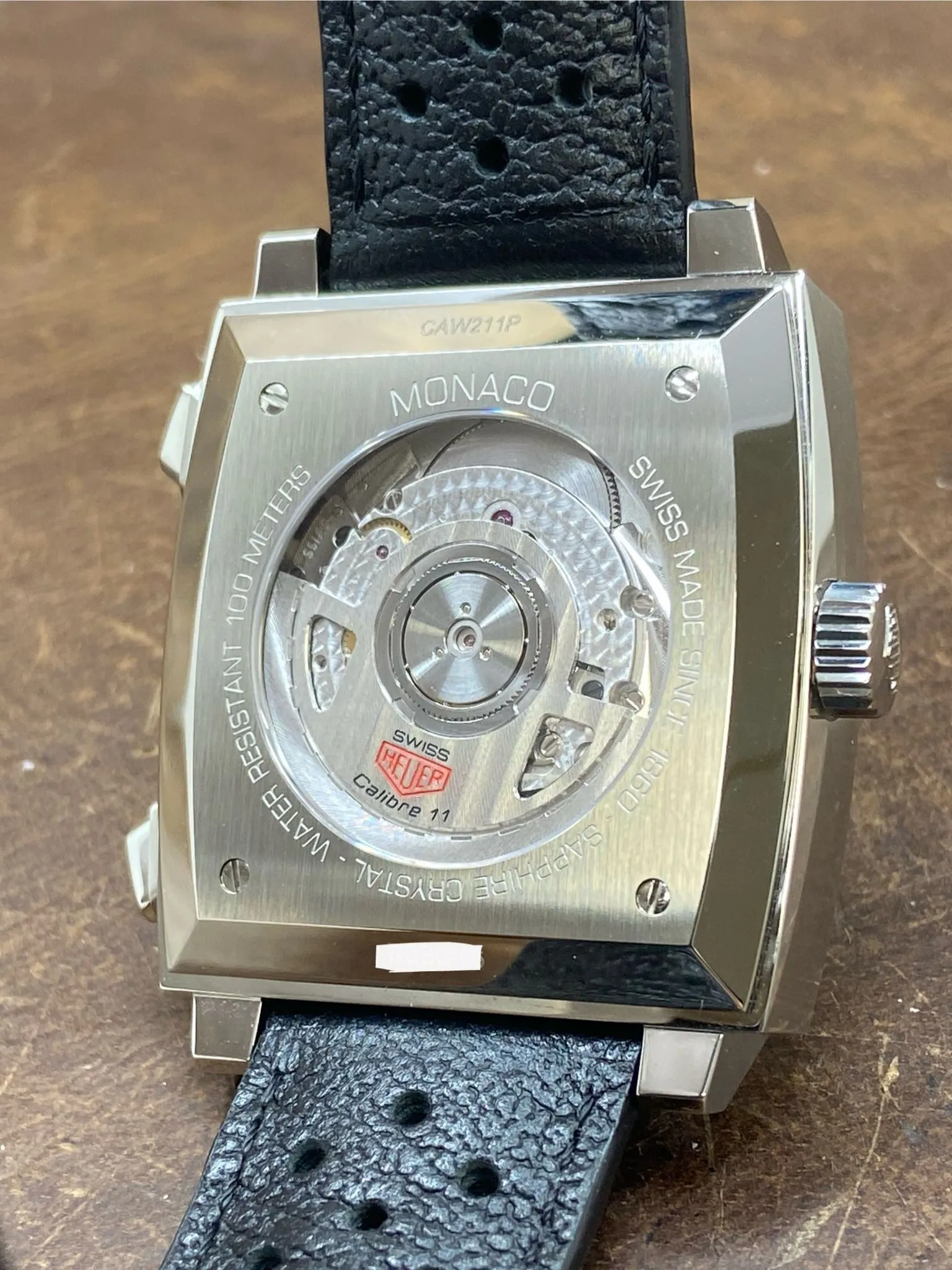 TAG Heuer Monaco Caliber 11 Chronograph Steve McQueen CAW211P Blue Dial Automatic Men's Watch
