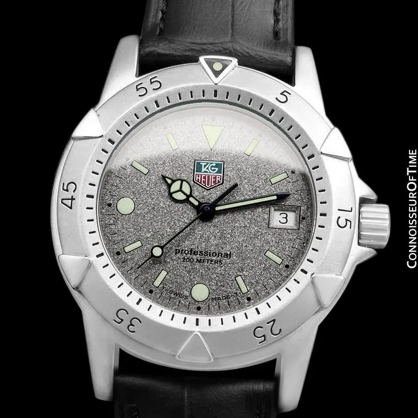 TAG Heuer Professional 1500 Mens Divers Granite Dial Watch - Stainless Steel - WD1211-K-20