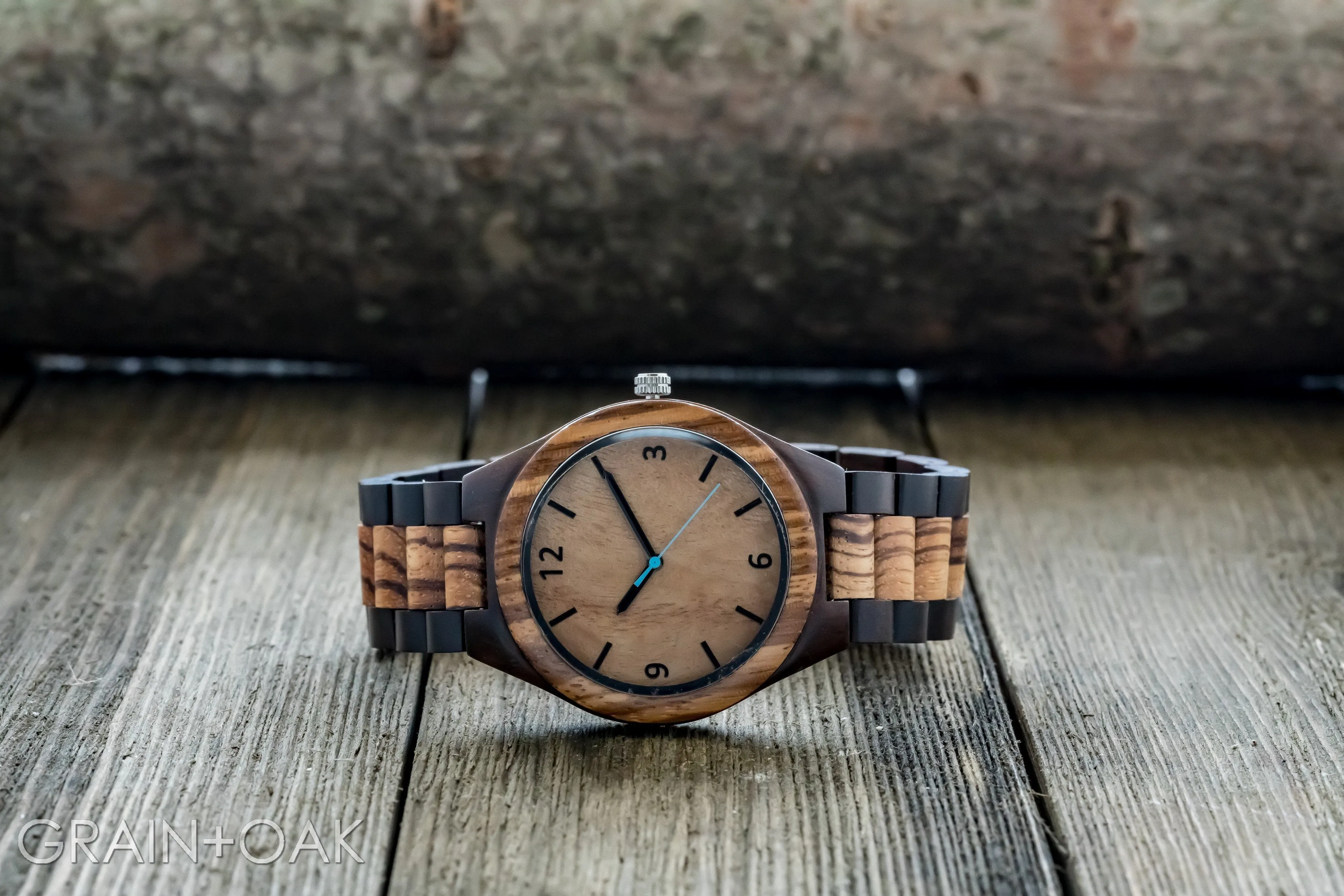 The Olive Blue | Wood Watches