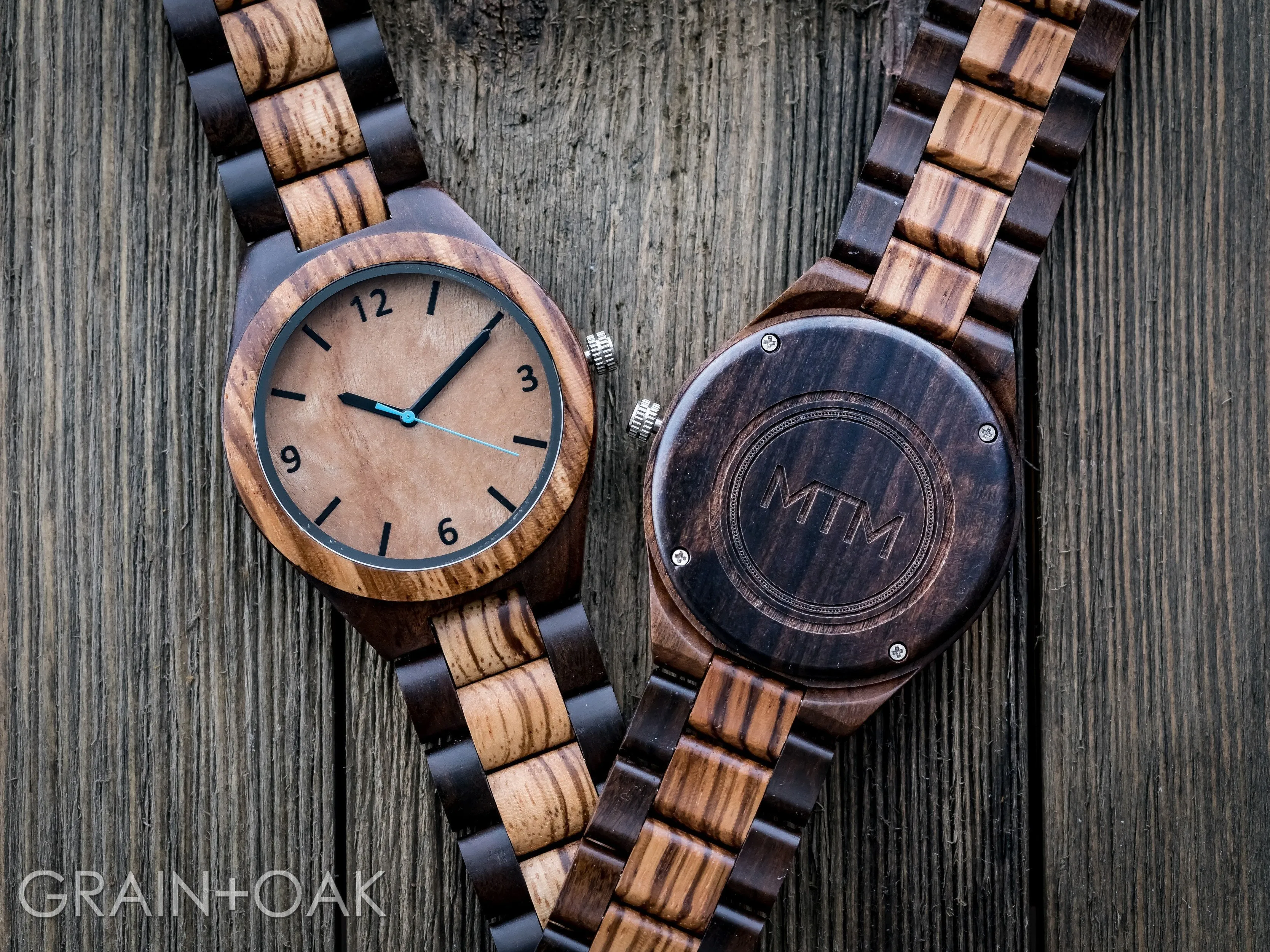 The Olive Blue | Wood Watches