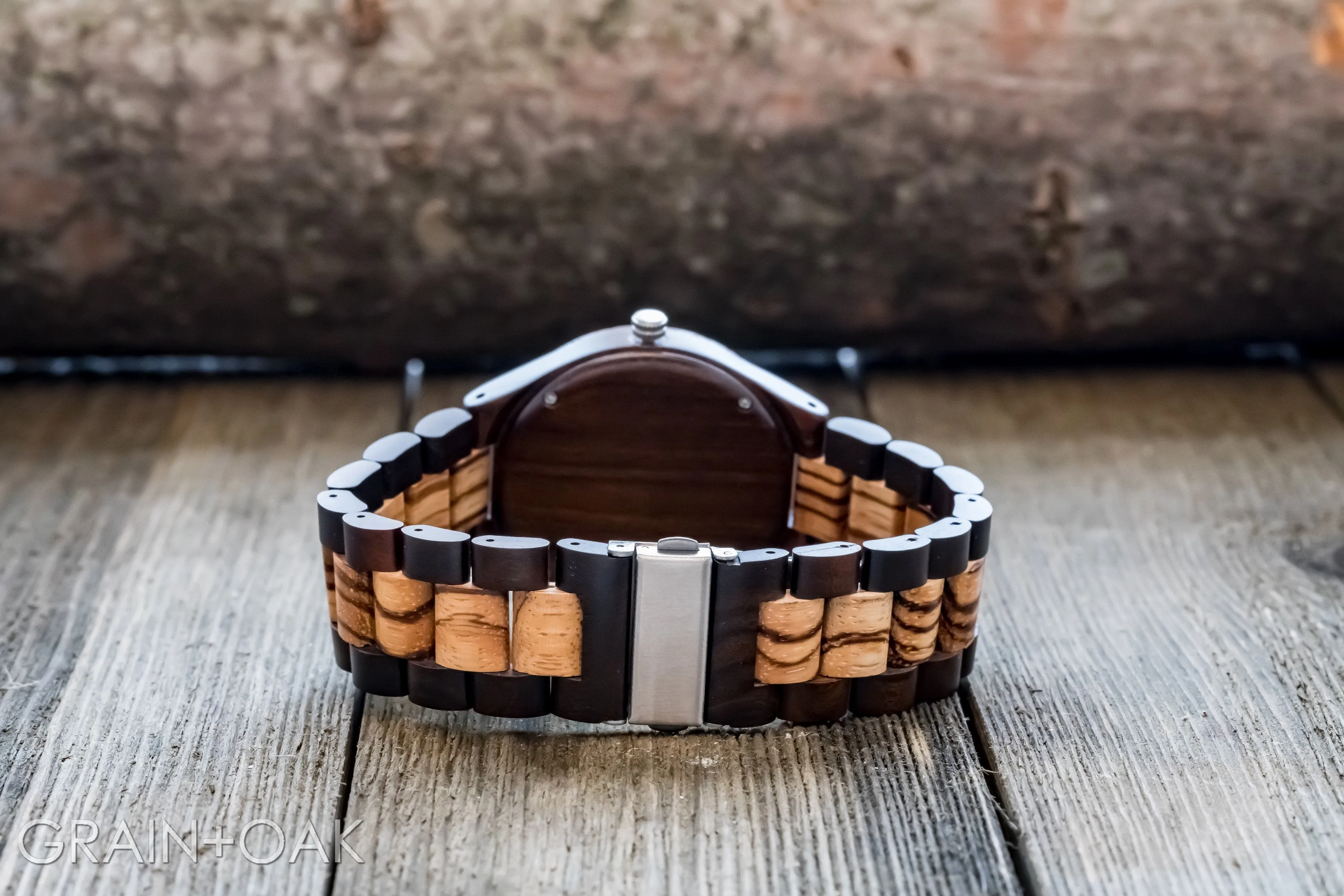 The Olive Blue | Wood Watches
