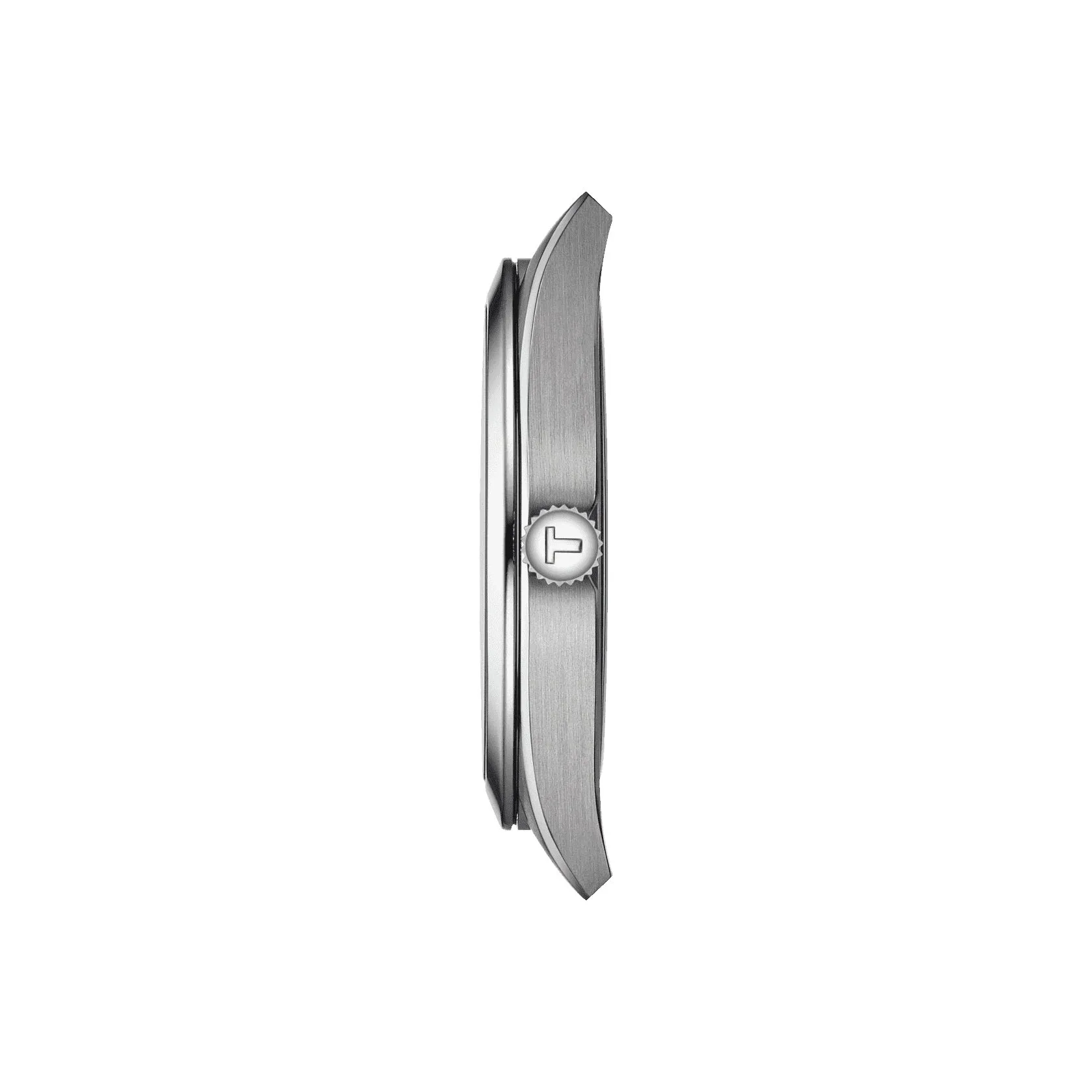 Tissot Gentleman Titanium Silver Tone Gray Dial Watch