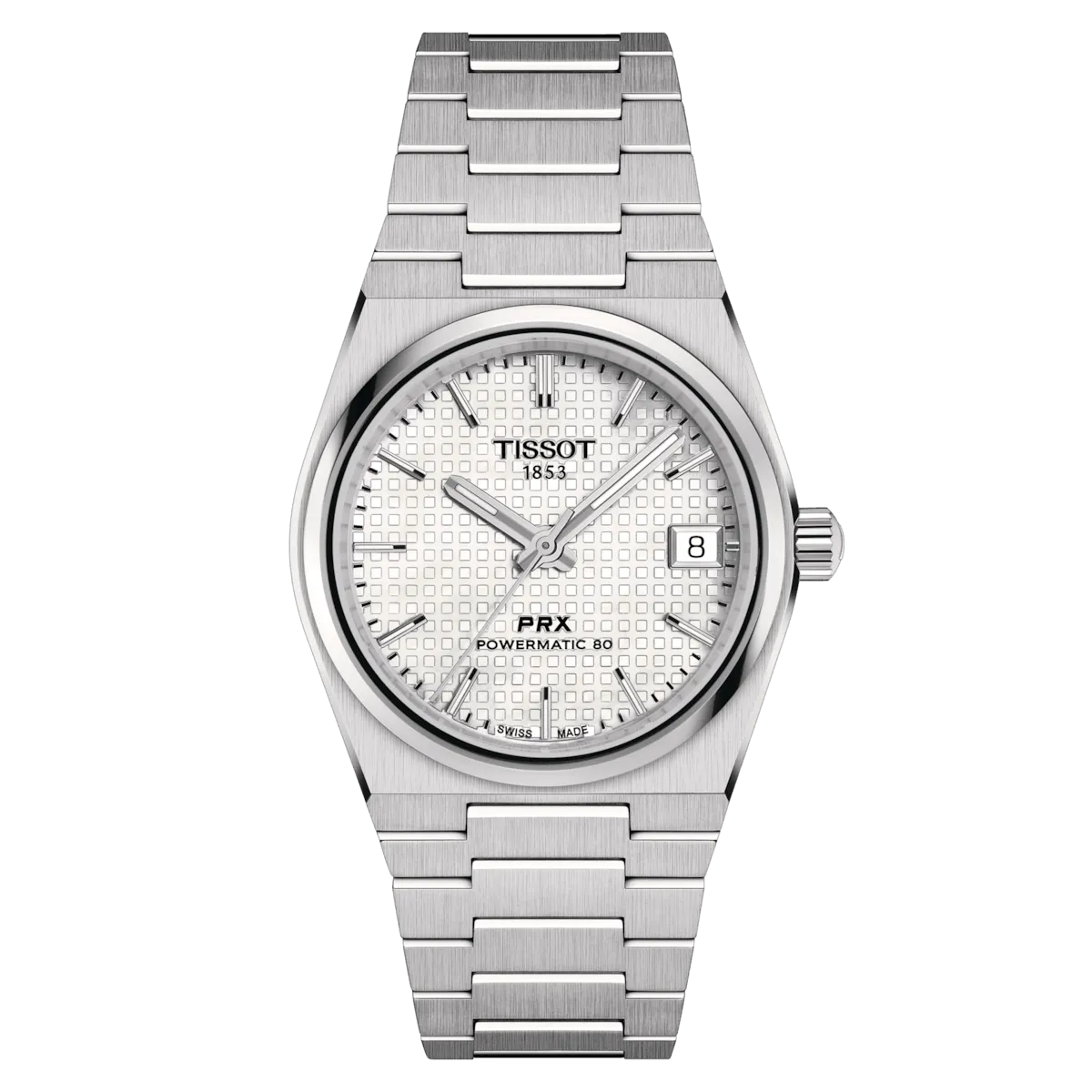 Tissot PRX Powermatic 80 White MOP Dial 35mm Unisex Watch T1372071111100