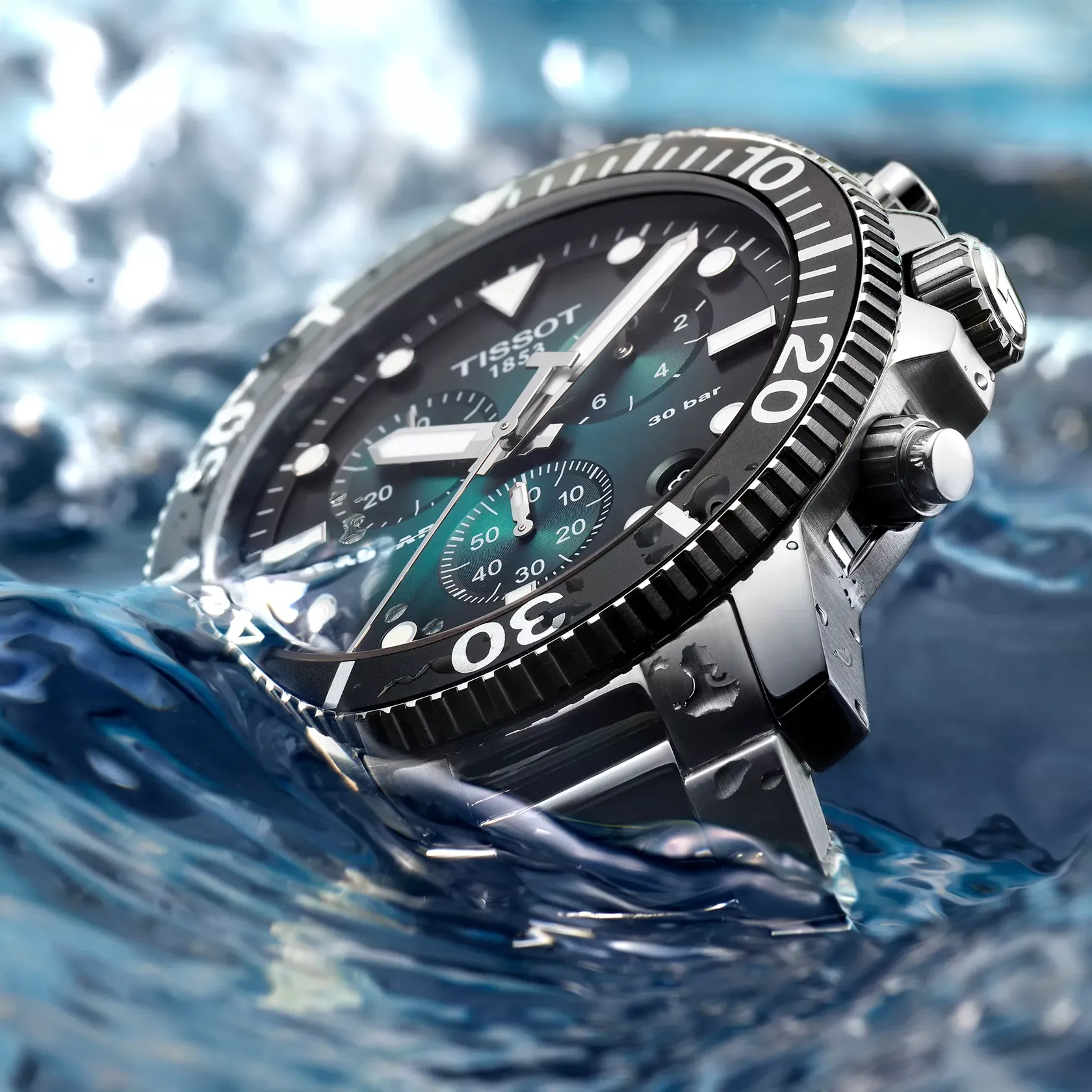Tissot Seastar 1000 Quartz Chronograph Watch (Serial No.: T120.417.11.091.01)