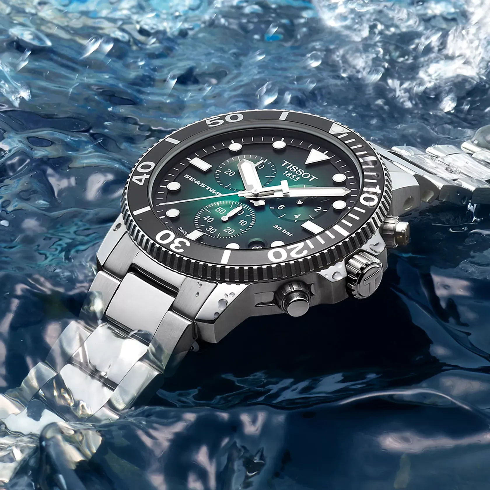 Tissot Seastar 1000 Quartz Chronograph Watch (Serial No.: T120.417.11.091.01)