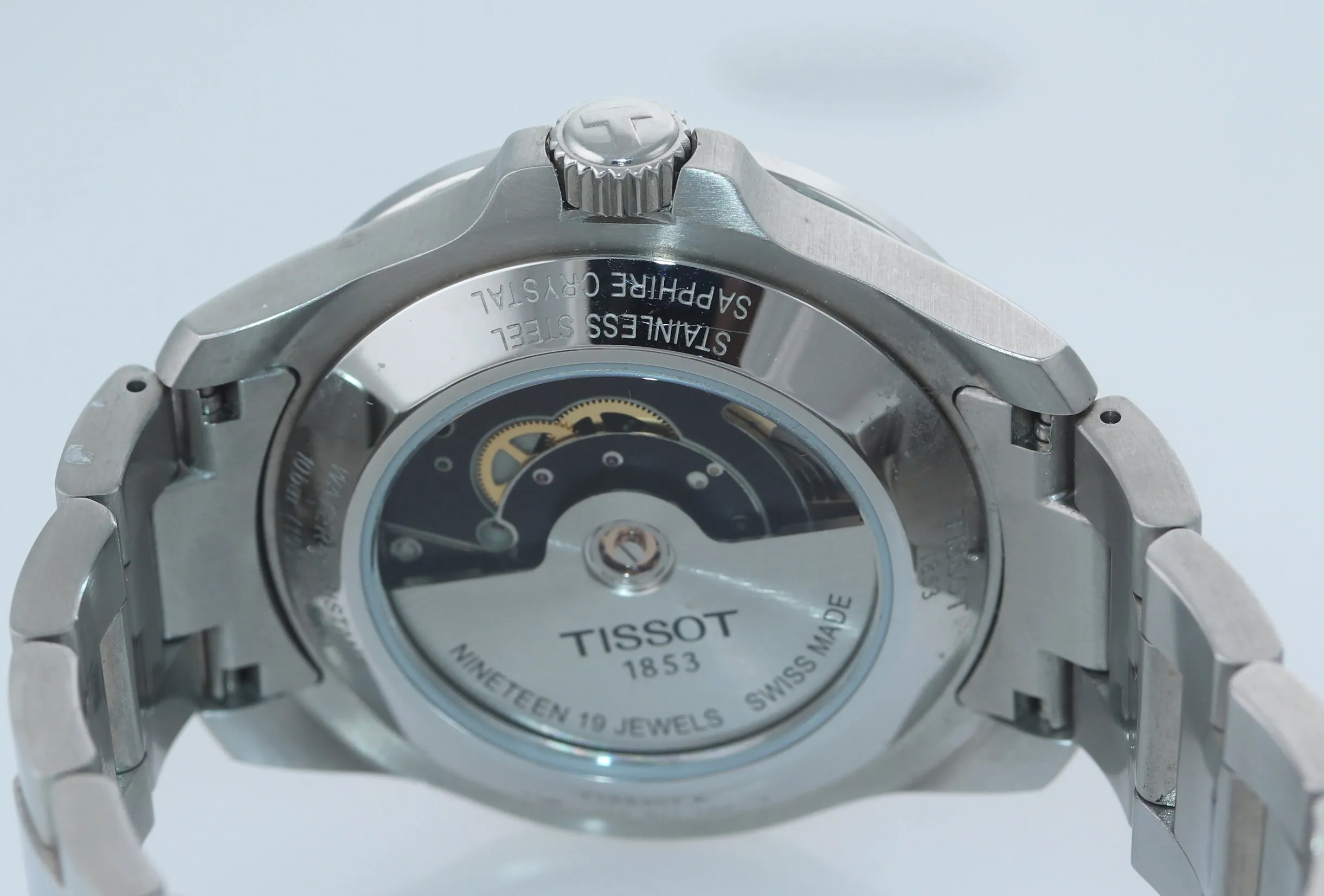 Tissot Swissmatic V8 Stainless Steel Automatic T106407 42mm White Date Watch